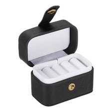 Velvet Ring Box Travel Ring Box Jewelry Holder Jewelry Case Black