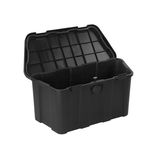 Anhänger Deichselbox Anhängerbox Staukiste schwarz 150 kg 45 l mit Zahlenschloss - Bild 2 von 6