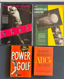Two 1935 The American Golfer Magazines / Hogan & Armour Vintage Golf Books