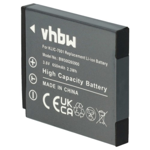 2x Batteria per Polaroid T1232 T1234 T1235 T1035 T1031 650mAh 3,6V - Foto 8 di 9