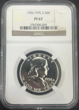 1956 Type 2 Franklin 50¢ NGC PF 67