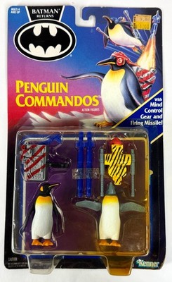 Vintage Batman Returns Penguin Commandos Figures Kenner 1991 NEW on Card
