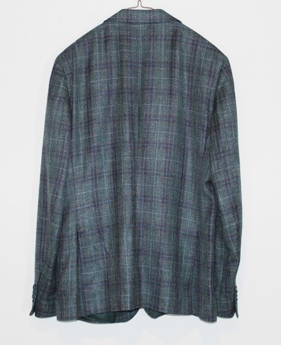 Cantarelli 42R Loro Piana Linen Tweed Patch Pocket Blazer Italy 3 Roll 2 Jacket - Picture 5 of 10