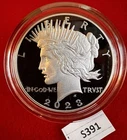 2023-S Proof Peace Silver Dollar W / OGP & COA  S391