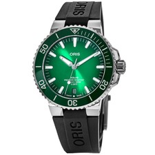 New Oris Aquis Automatic Green Dial Men's Watch 01 400 7763 4157-07 4 24 74EB