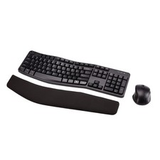 Amazon Basics Ergonomic Keyboard and Mouse Combo Wireless, Right-Handed, 2.4 GHZ
