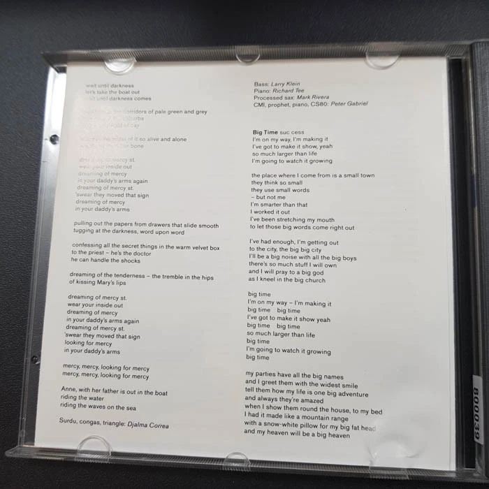 PETER GABRIEL So UK NIMBUS EX/EX(CD) - Bild 2 von 4