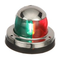 SEACHOICE Bow Light Marine Navigation Horizontal Mount Stainless Steel Bi-Color