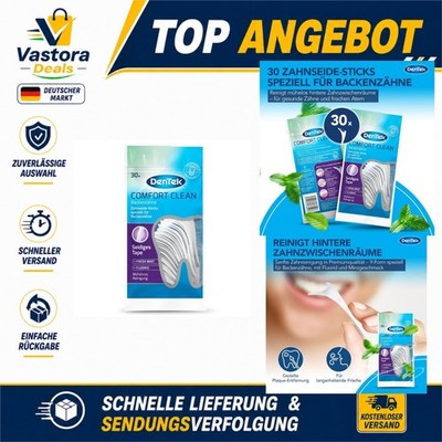 DenTek Comfort Clean Zahnseide Sticks - 30 Stück - Minzgeschmack