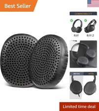 Luxurious Black Earpads for Skullcandy Riff/Riff2   Noise Isolating Foam Comfort