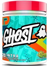 GHOST Intra Workout Powder, Lemon Lime - BCAAs, & EAAs, Nootropics & Hydration