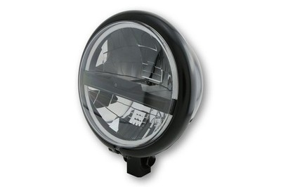 Highsider LED Scheinwerfer Abblendlicht Bates Style 5 3/4 Zoll Schwarz