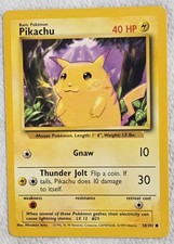 Pikachu 058/102 Base Set Regular for sale online | eBay