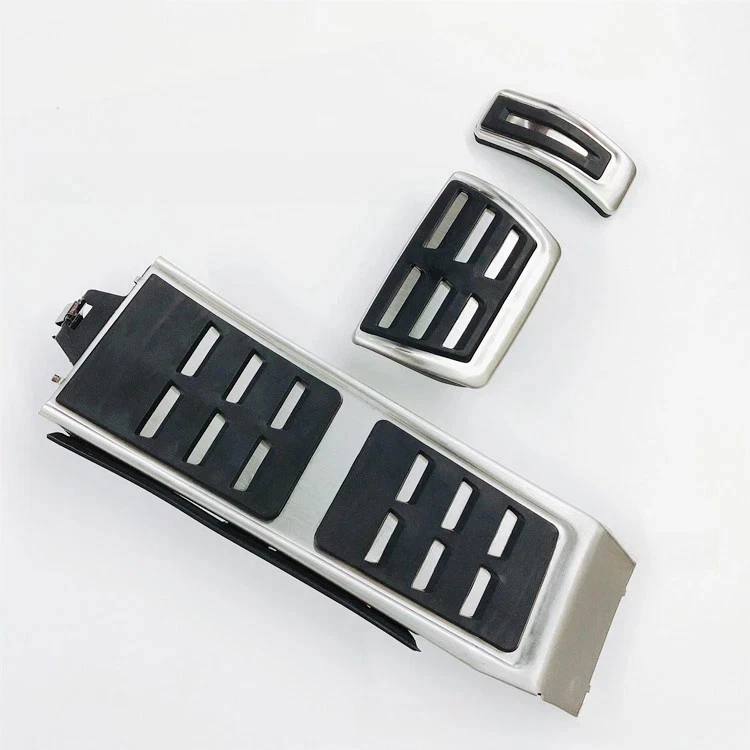Cubierta de pastillas de pedal de freno de gas AT Foot para Audi A4 A5 B8 C7 A6 A7 Q5 Macan S4 5 3 piezas Foto 2 de 4