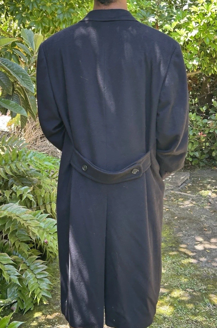 Cappotto soprabito doppiopetto Gucci 100% cashmere 48 R vintage anni 90 Svizzera