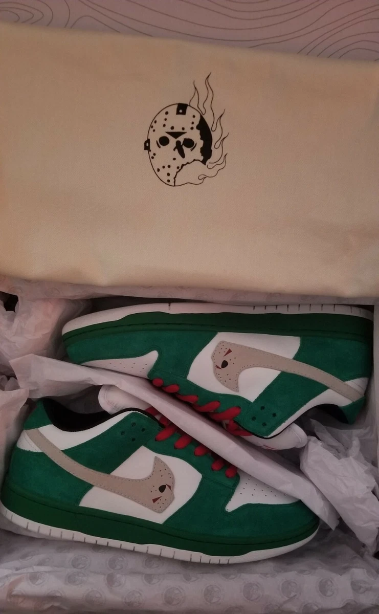 Warren Lotas Jason Dunk Toxic Green Size 11 *Brand New* *In Hand*