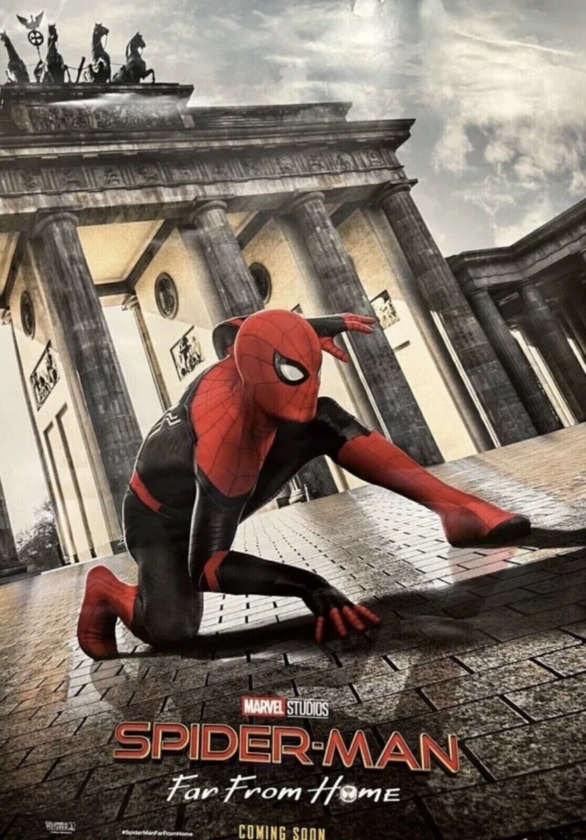 Spider-Man: Far From Home (Berlin) Poster signed by Tom Holland