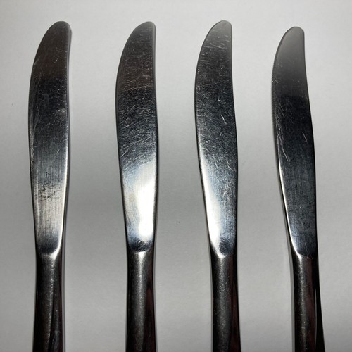 "Cuchillos de cena LAWNCREST Rogers IS cubiertos de acero inoxidable 4 piezas mango sólido 8 1/4""" - Imagen 5 de 10
