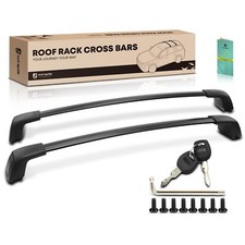 Black Aluminum Alloy Roof Rack Rails Cross Bars For Kia Telluride 2020 2021-2023