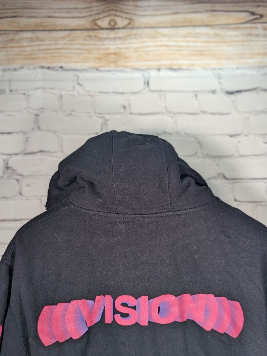 MSFTS REP Jaden Smith Vision Sweater L Black Pink Hoodie