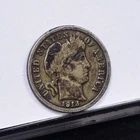 1913 Barber Dime - VF Details, Toned (#58191-L)