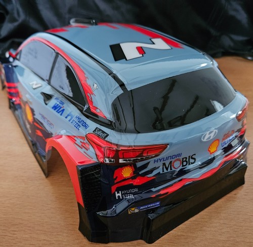 1/10 RC Auto 190mm On Road Drift Rallye Hyundai Karosserie - Bild 2 von 7