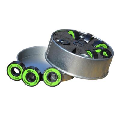 High Speed Longboard Skateboard Black Wheels with  Abec 9-Bearings Spacers