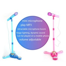 Musical Microphone Stand Children's  Lights Children Educational Toys Gift