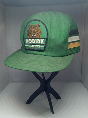 Vintage 3 stripe Kodiak Racing Hat Cap 