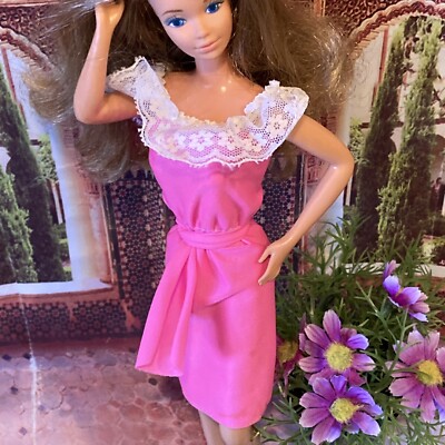 Barbie Superstar Era ~ Pink Vintage DRESS ~ Genuine Mattel  | eBay