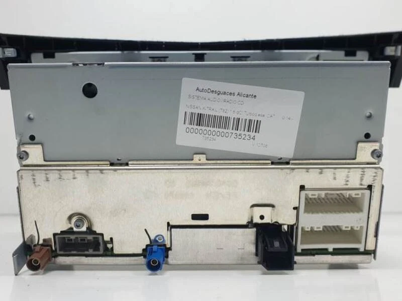 259154ET0A sistema audio radio cd para NISSAN X-TRAIL (T32) 1.6 DCI 735234 - Imagen 3 de 4