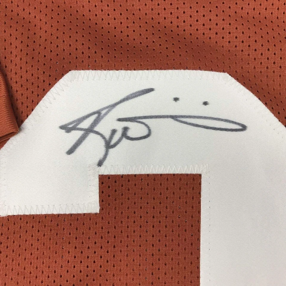 Autographed/Signed Ricky Williams Texas Orange College Football Jersey JSA COA - Image 3 of 4