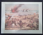 1979 Kurz and Allison Civil War Print - Battle Between the Monitor and Merrimac