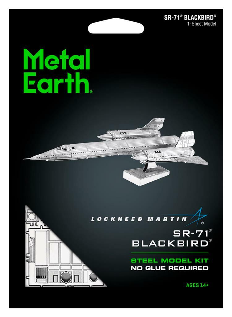 Fascinations Metal Earth® Lockheed® SR-71® Blackbird® Kit Modello - Foto 12