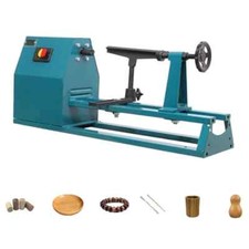 Tornio tipo banco lavorazione legno levigatura foratura e lucidatura tornitura legno
