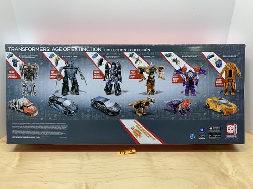 Transformers Age Of Extinction 1-STEP Collection Silver Knight Optimus -2014 NEW - Picture 8 of 9