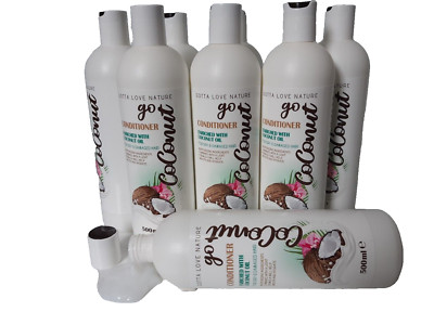 (4 x 500 ml) Gotta Love Nature Conditioner, angereichert mit Kokosnussöl Vegan