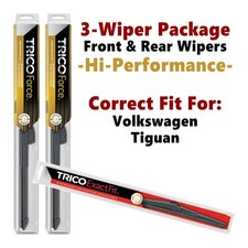 Wipers 3-pk Hi-Performance fits 2009 - 2017 Volkswagen Tiguan 25240/210/13G