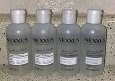 Lot of 4 Nexxus Clean Pure Nourishing Detox Shampoo Travel Size 3 fl oz NEW