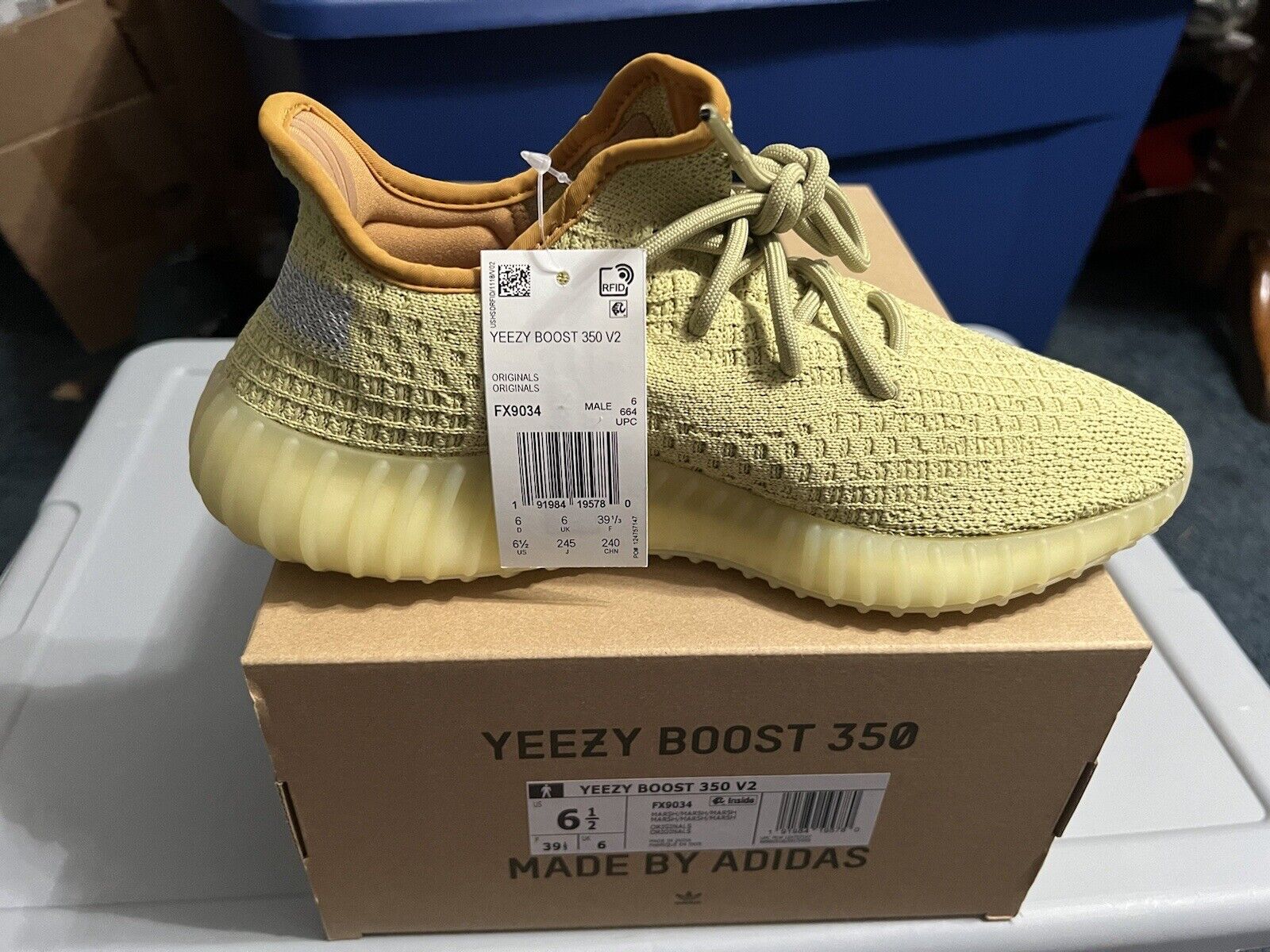 6.5 - adidas Yeezy Boost V2 Marsh for sale online |