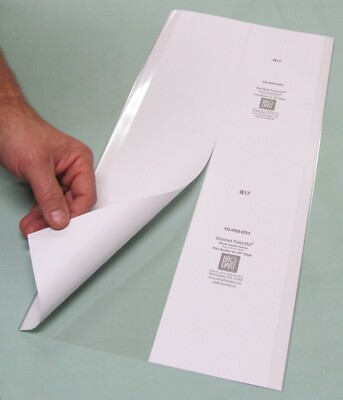 5 - 14'' x 28'' Brodart Fold-on Book Jacket Covers - Adjustable - Clear Mylar