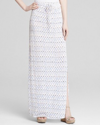 Joie Women's Skirt Nuru Desert Sky Ikat Print Maxi Skirt Size XS NWOT