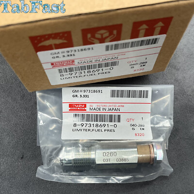 New 8-97318691-0 Common Rail Limit Pressure Valve For Isuzu 4HK1 6HK1