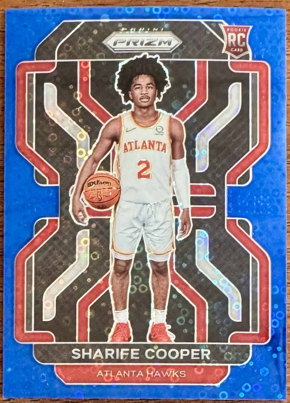 2021-22 Prizm Sharife Cooper #280 Fast Break Blue RC /150 SP | Atlanta Hawks