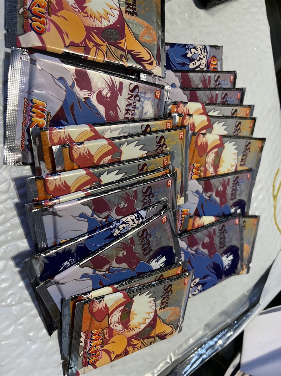 1x Naruto Coils of the Snake Booster Pack CCG Card One 1 Booster