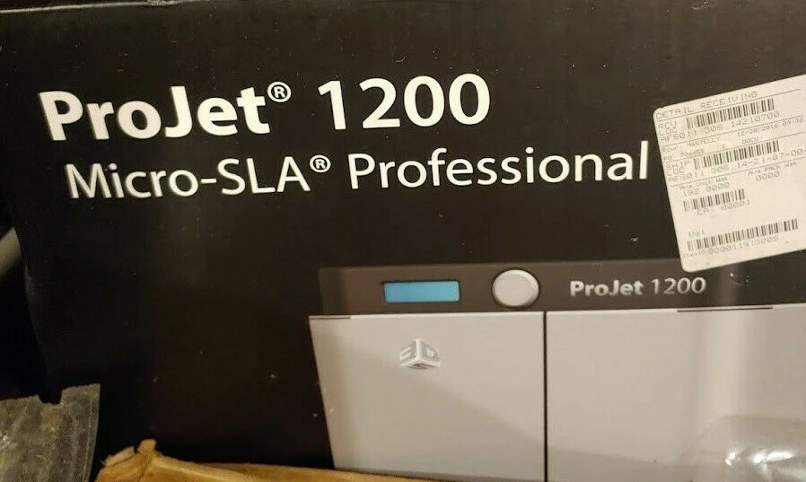 Impresora 3D profesional 3D Systems ProJet 1200 Micro-SLA, velocidad de construcción de 14 mm/h Foto 2 de 2
