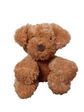 2023 Animal Adventure Brown Fluffy Puppy Dog Stuffed Animal 12" Sitting