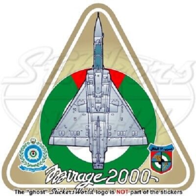 MIRAGE 2000 UNITED ARAB EMIRATES AIR FORCE 95mm Sticker 