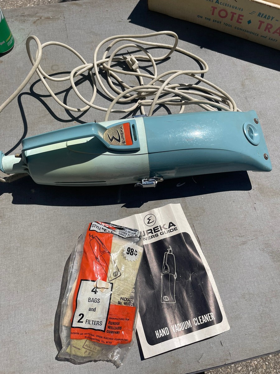 Eureka Model 150 Vintage Mid-Century Portable Hand Vacuum With