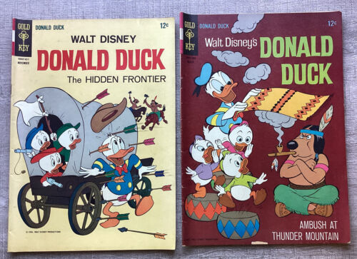 1966 Disney Gold Key Donald Duck 106 110 Vintage Comics Hidden Frontier Thunder